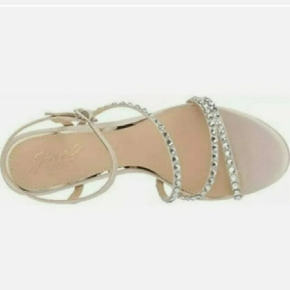 Jewel by Badgley Mischka Marimba Satin Sandal - Picture 2 of 7